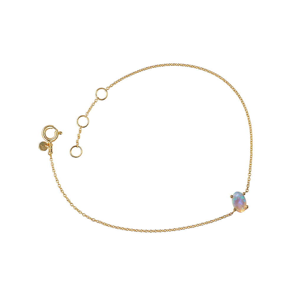 Kaleidoscope Bracelet | Opal & Gold