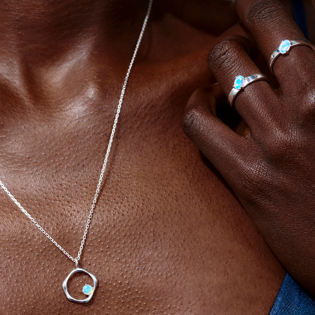 Storia Della Vita | Story of Life Necklace | Opal & Silver