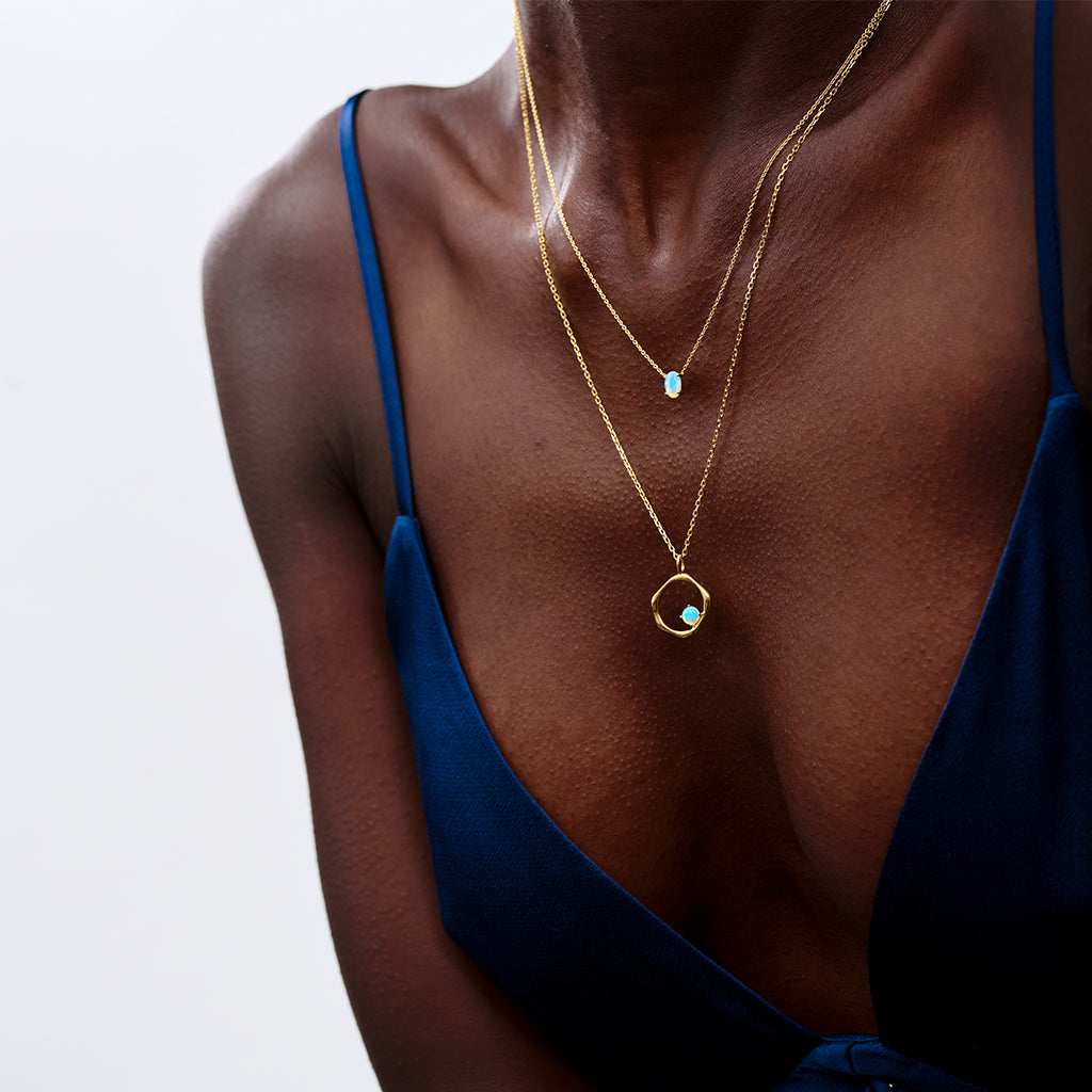 Storia Della Vita | Story of Life Necklace | Opal & Gold