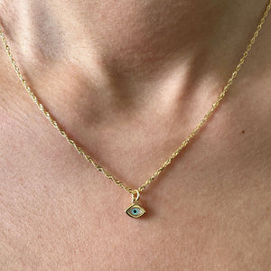 Mati Evil Eye Necklace | Silver