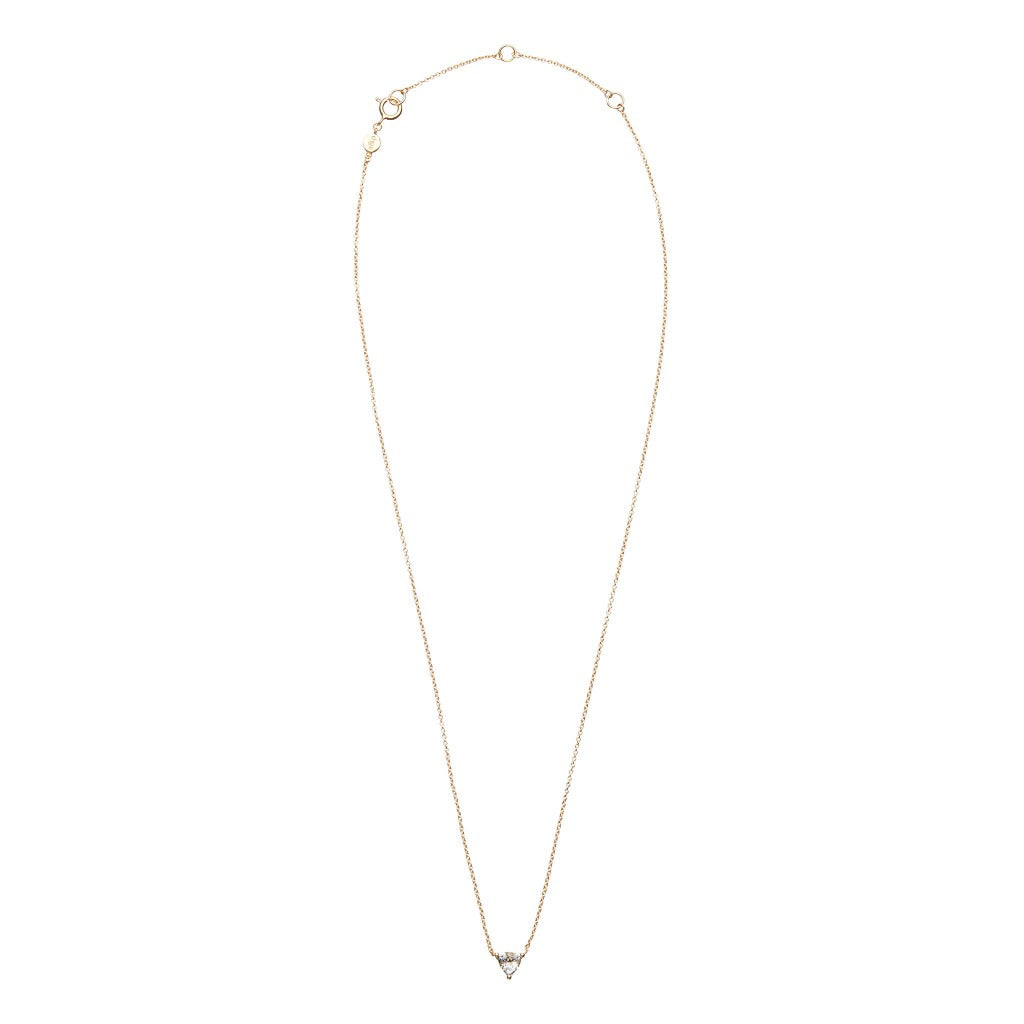 Cor Luna Necklace | White Topaz & Gold