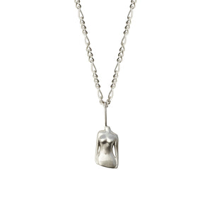 The Bust Pendant | Silver
