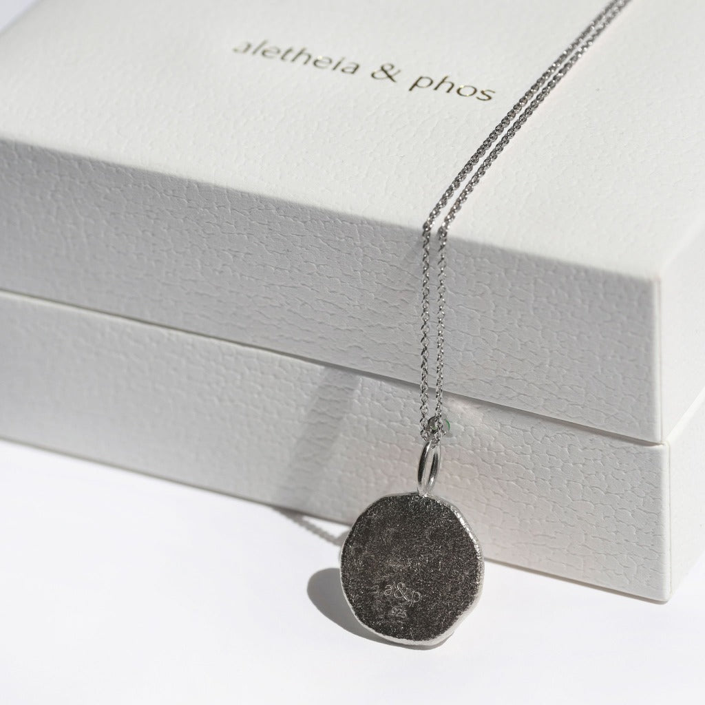 Leo Zodiac Necklace Silver